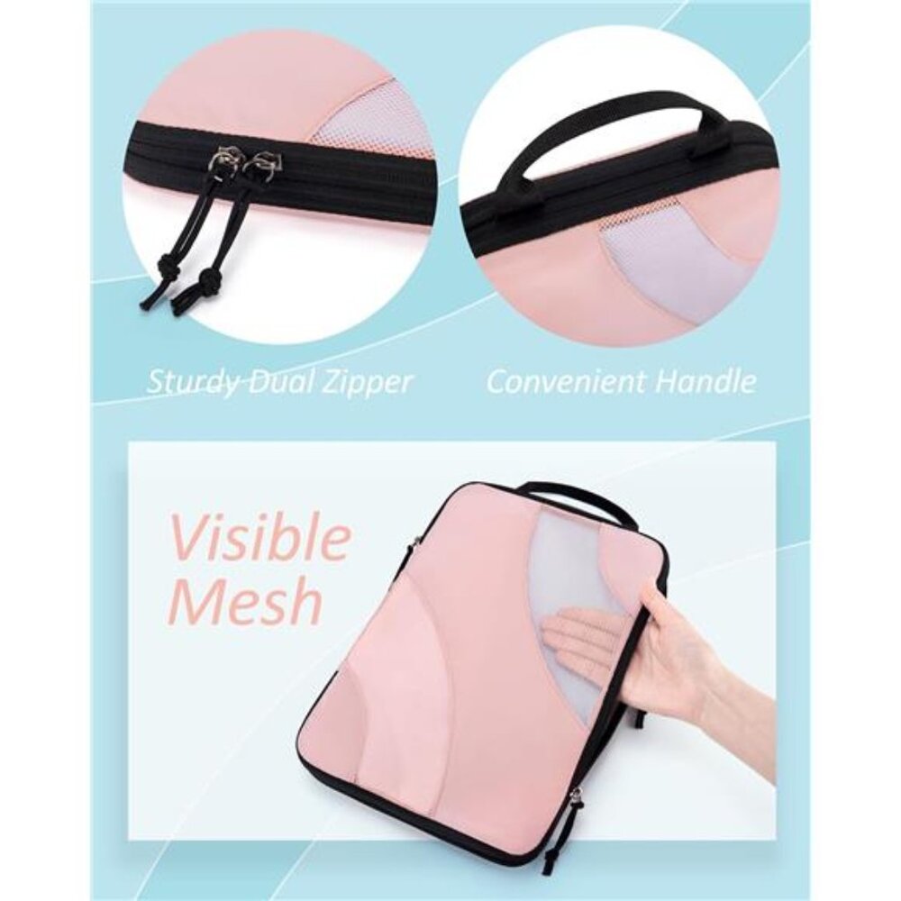 Compression Packing Cubes, 6 Set/4 Set/2 Set Travel Packing Cubes for Carry on - Picture 6 of 7